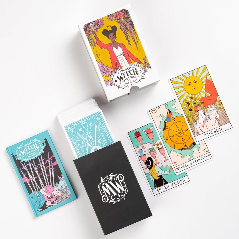 🌺 Tarot Deck Modern Witch Cards for Intuition, Wisdom, and Magical Guidance 🌺